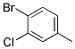 3-Chloro-4-Bromotoluene Struktur