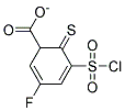 5-fluoro-3-Chlorosulfonyl-2-thiophencarboxylate Struktur