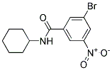 3-Bromo-N-cyclohexyl-5-nitrobenzamide Struktur