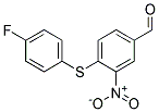 4-[(4-Fluorophenyl)thio]-3-nitrobenzaldehyde Struktur