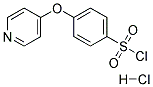 4-(Pyridin-4-yloxy)phenylsulphonyl chloride hydrochloride Struktur