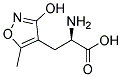 (R,S)-2-Amino-3-(3-hydroxy-5-methylisoxazol-4-yl)propionic acid Struktur