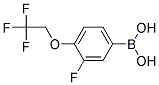 3-Fluoro-4-(2,2,2-trifluoroethoxy)benzeneboronic acid Struktur