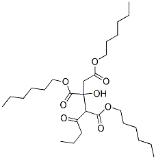 BUTYROYL TRIHEXYL CITRATE Struktur