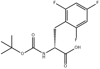 Boc-2,4,6-Trifluoro-D-Phenylalanine Struktur