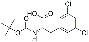 Boc-3,5-Dichloro-L-Phenylalanine Struktur