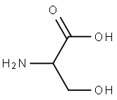 DL-SERINE (2-13C, 99%) Struktur