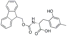 Fmoc-2-hydroxy-4-methyl-D-phenylalanine
 Struktur