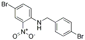 (4-Bromo-benzyl)-(4-bromo-2-nitro-phenyl)-amine Struktur