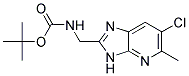 tert-butyl [(6-chloro-5-methyl-3H-imidazo[4,5-b]pyridin-2-yl)methyl]carbamate Struktur