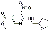 5-Nitro-6-[(tetrahydro-furan-2-ylmethyl)-amino]-nicotinic acid methyl ester Struktur