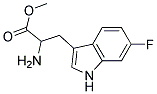 methyl 2-amino-3-(6-fluoro-1H-indol-3-yl)propanoate Struktur