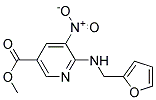 6-[(Furan-2-ylmethyl)-amino]-5-nitro-nicotinic acid methyl ester Struktur