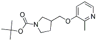 3-(2-Methyl-pyridin-3-yloxymethyl)-pyrrolidine-1-carboxylic acid tert-butyl ester Struktur