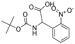 [(tert-butoxycarbonyl)amino](2-nitrophenyl)acetic acid Struktur