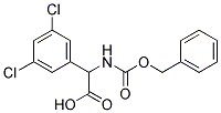 {[(benzyloxy)carbonyl]amino}(3,5-dichlorophenyl)acetic acid Struktur