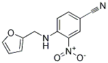 4-[(Furan-2-ylmethyl)-amino]-3-nitro-benzonitrile Struktur