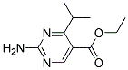 ethyl 2-amino-4-(1-methylethyl)pyrimidine-5-carboxylate Struktur