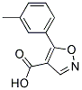 5-(3-methylphenyl)isoxazole-4-carboxylic acid Struktur