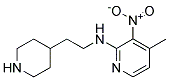 (4-Methyl-3-nitro-pyridin-2-yl)-(2-piperidin-4-yl-ethyl)-amine Struktur