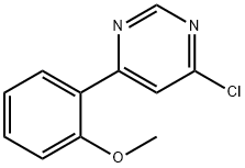 4-Chloro-6-(2-methoxy-phenyl)-pyrimidine Struktur