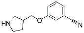 3-(Pyrrolidin-3-ylmethoxy)-benzonitrile Struktur