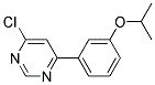 4-Chloro-6-(3-isopropoxy-phenyl)-pyrimidine Struktur