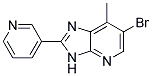 6-bromo-7-methyl-2-pyridin-3-yl-3H-imidazo[4,5-b]pyridine Struktur