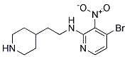 (4-Bromo-3-nitro-pyridin-2-yl)-(2-piperidin-4-yl-ethyl)-amine Struktur