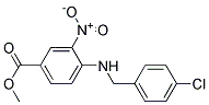 4-(4-Chloro-benzylamino)-3-nitro-benzoic acid methyl ester Struktur