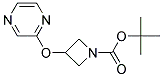 3-(Pyrazin-2-yloxy)-azetidine-1-carboxylic acid tert-butyl ester Struktur