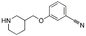 3-(Piperidin-3-ylmethoxy)-benzonitrile Struktur