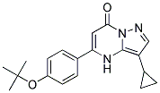 5-(4-tert-butoxyphenyl)-3-cyclopropylpyrazolo[1,5-a]pyrimidin-7(4H)-one Struktur