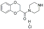 N-[(1,4-BENZODIOXAN-2-YL) FORMYL]PIPERAZINE HYDROCHLORIDE Struktur