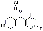 4-(2,4-Difluorobenzoyl)-Piperdine Hydrochloride Struktur