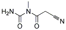 Methyl cyanoacetylurea Struktur