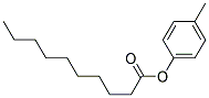 p-Cresyl decanoate Struktur