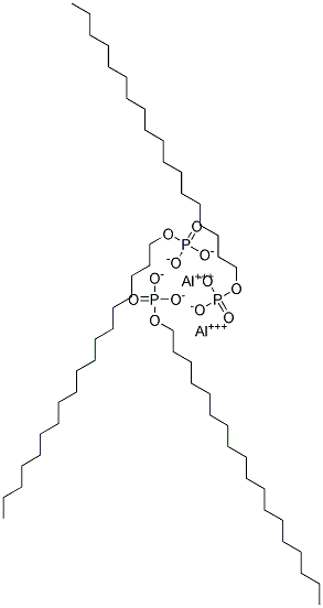 Aluminium stearyl phosphate Struktur