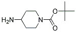 N-tert-Butoxycarbonyl-4-piperidinamine Struktur