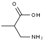 (+/-)-B-AMINOISOBUTYRICACID Struktur