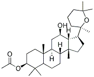 (3B,12B,20R)-20,25-EPOXY-3,12-DAMMARANEDIOL3-ACETATE Struktur