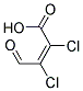 (Z)-2,3-DICHLORO-3-FORMYLACRYLICACID Struktur