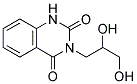 3-(2,3-DIHYDROXYPROPYL)-2,4(1H,3H)-QUINAZOLINEDIONE Struktur