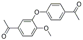 3'-(P-ACETYLPHENOXY)-4'-METHOXYACETOPHENONE Struktur