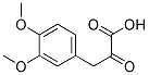 3-(3,4-DIMETHOXYPHENYL)PYRUVICACID Struktur