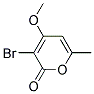 3-BROMO-4-METHOXY-6-METHYL-2-PYRANONE Struktur