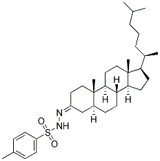 5A-CHOLESTAN-3-ONETOSYLHYDRAZONE Struktur