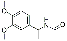 N-(3,4-DIMETHOXY-A-METHYLBENZYL)FORMAMIDE Struktur