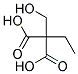 ETHYL(HYDROXYMETHYL)MALONICACID Struktur