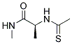 N-THIOACETYL-L-ALANINEMETHYLAMIDE Struktur